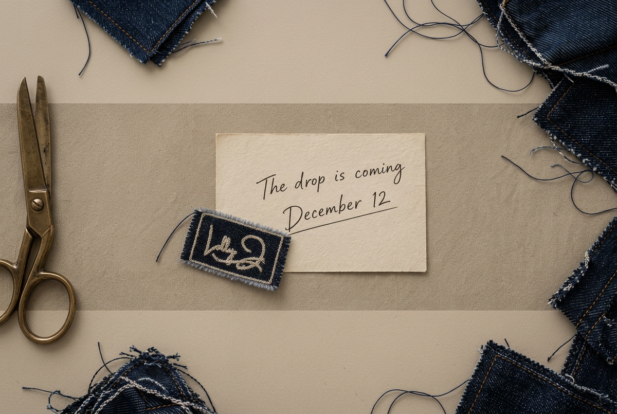 Recreated hero with centered note and label